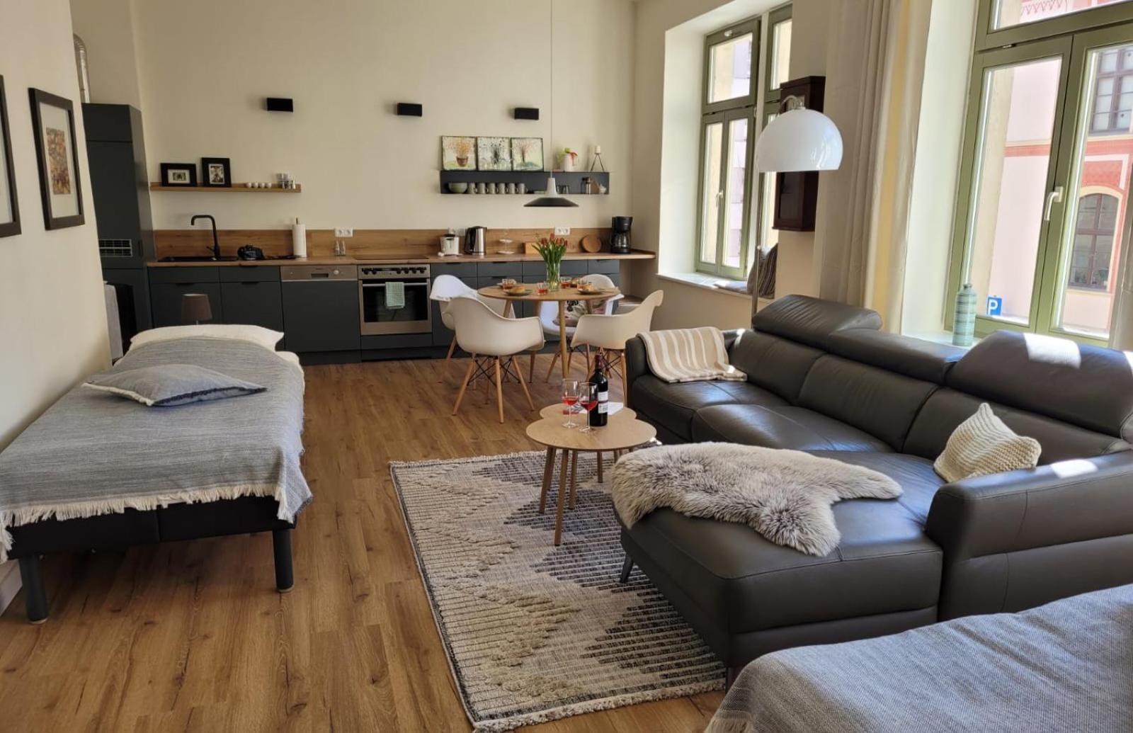 Cosel Apartment Altstadt Radfahrer Balkon Meißen Dış mekan fotoğraf