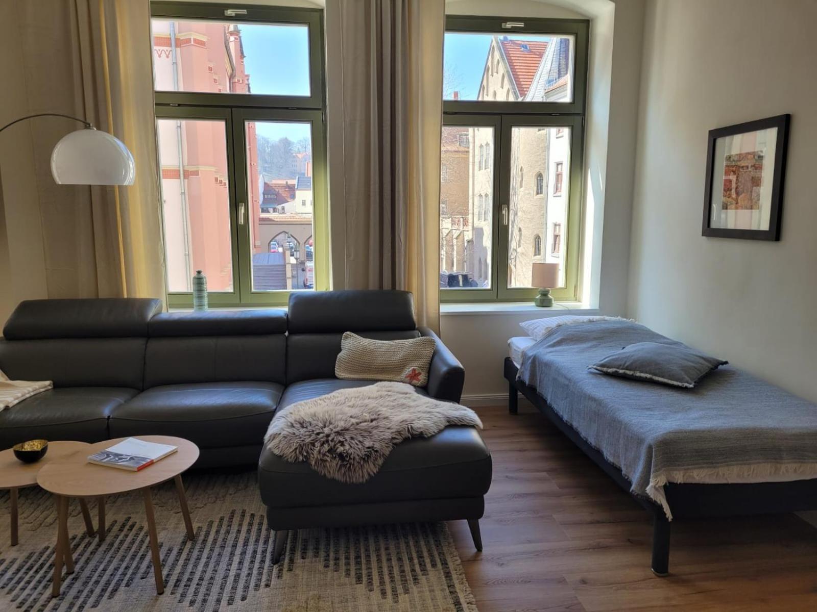 Cosel Apartment Altstadt Radfahrer Balkon Meißen Dış mekan fotoğraf