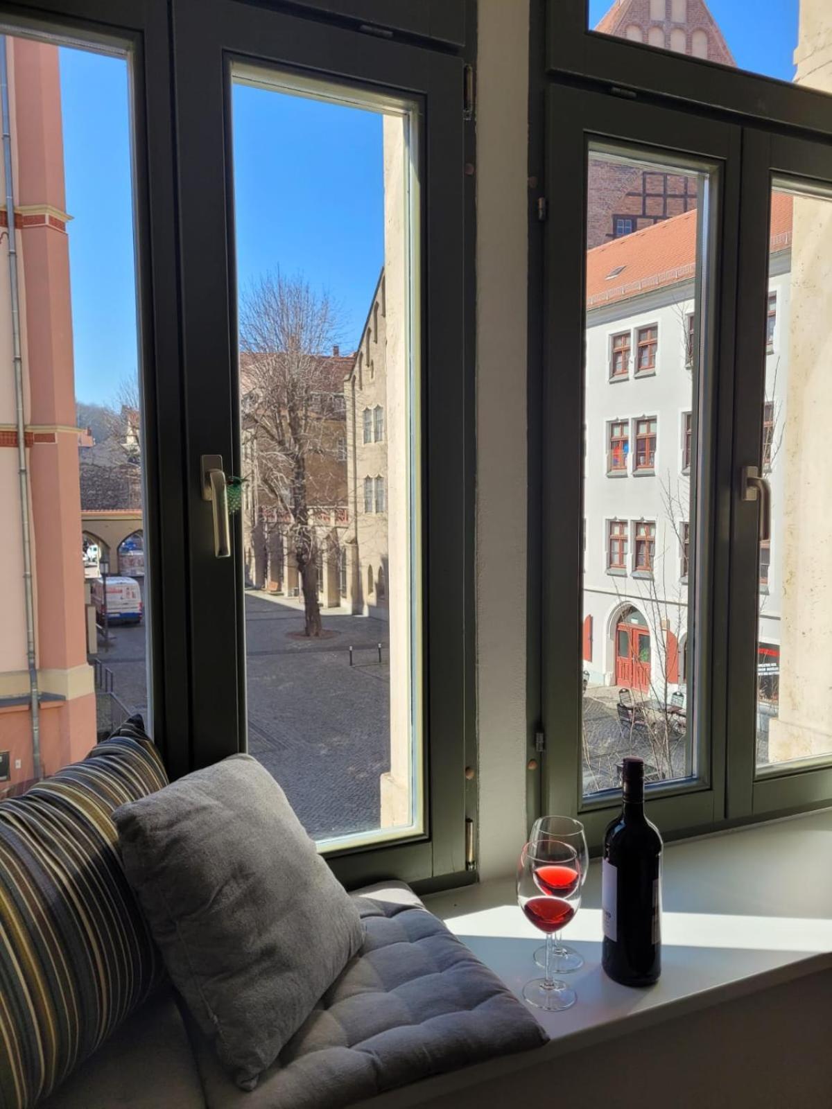 Cosel Apartment Altstadt Radfahrer Balkon Meißen Dış mekan fotoğraf